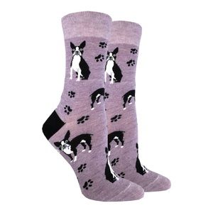WOMEN’S BOSTON TERRIER SOCKS SIZE 5-9 NWT